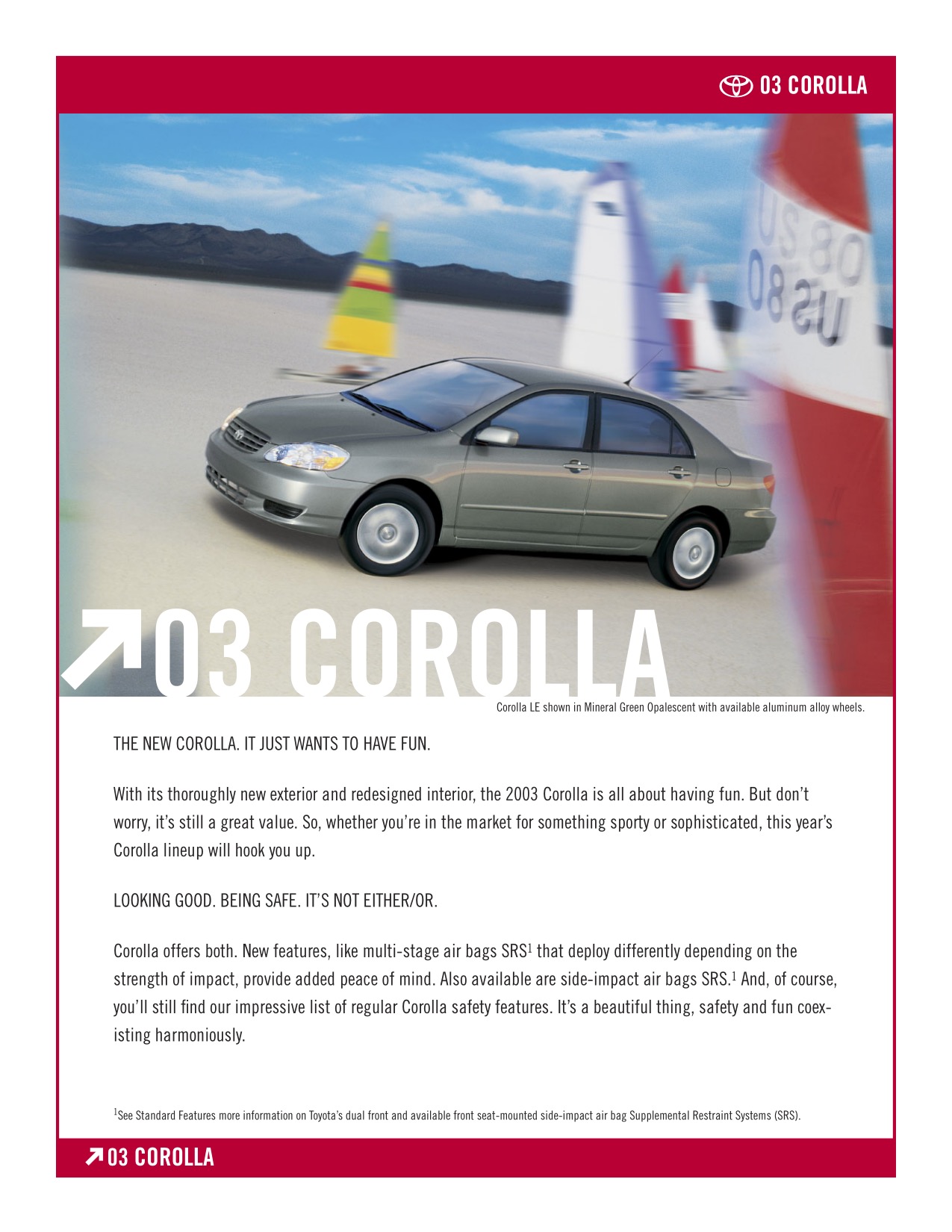 2003 Toyota Corolla Brochure Page 4